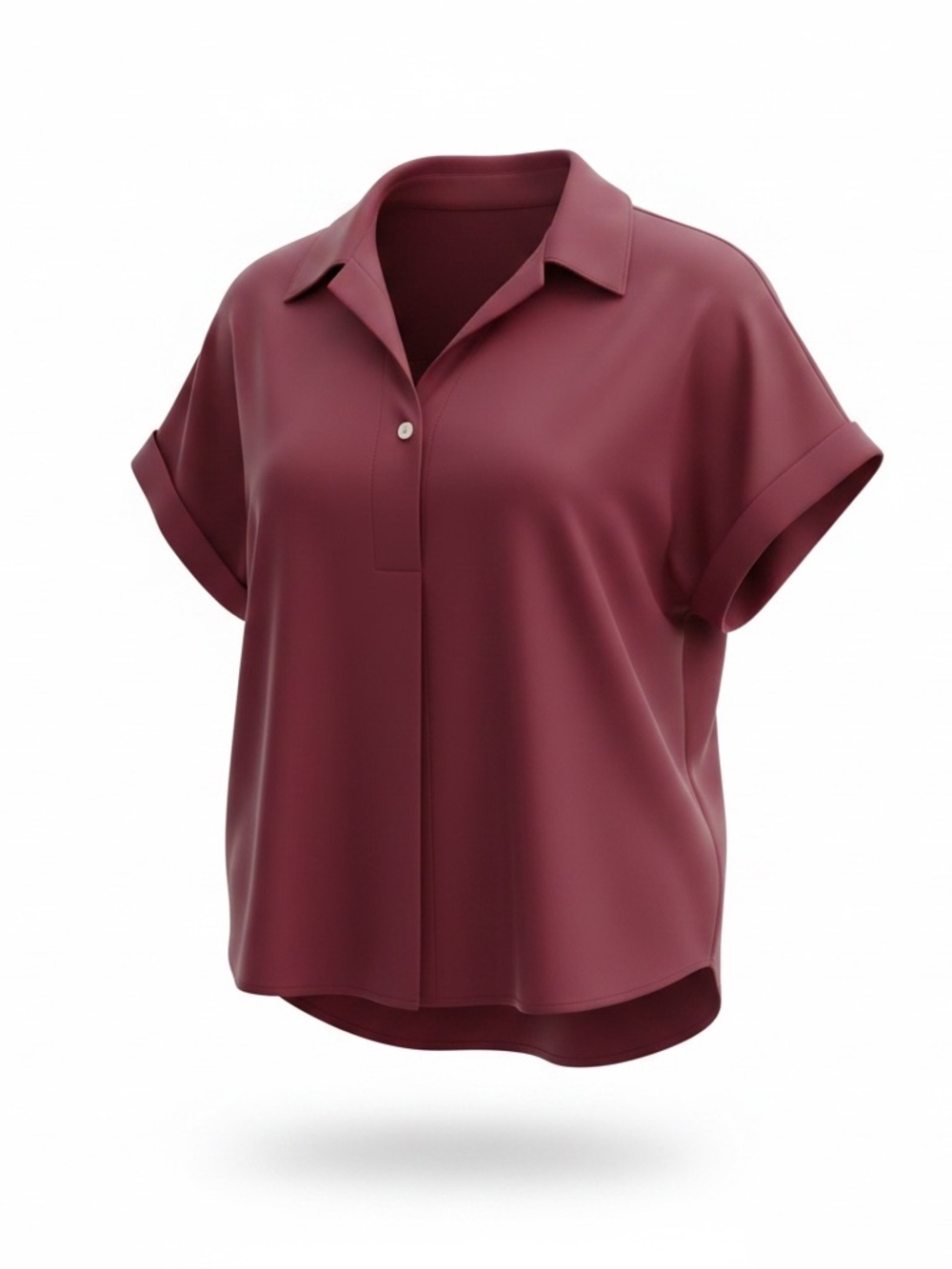a new day Burgundy Blouse